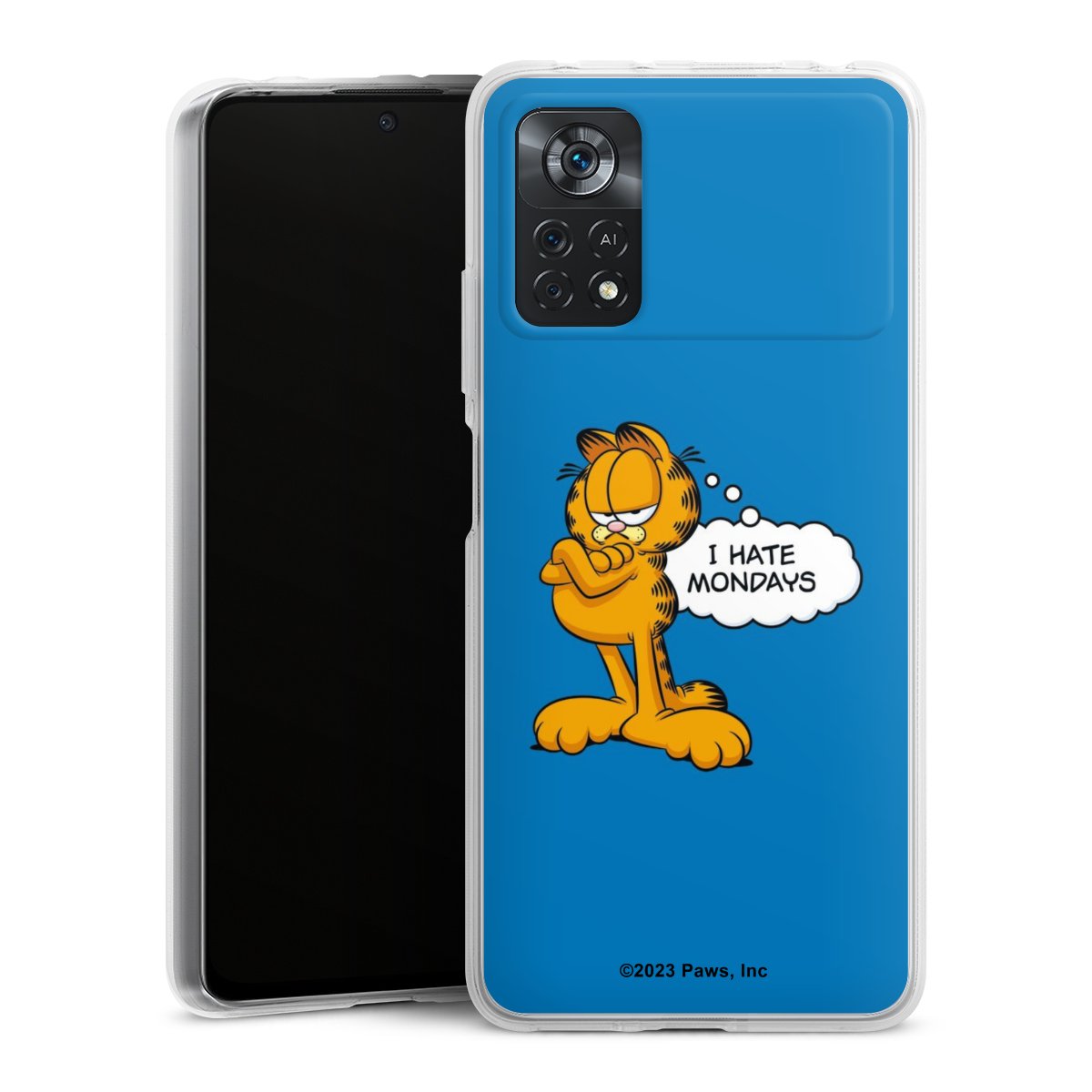 Garfield Ik haat maandagen blauw