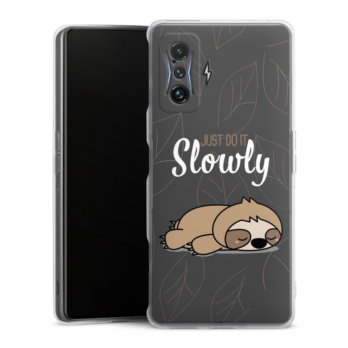 Just Do It Slowly Sloth Grey