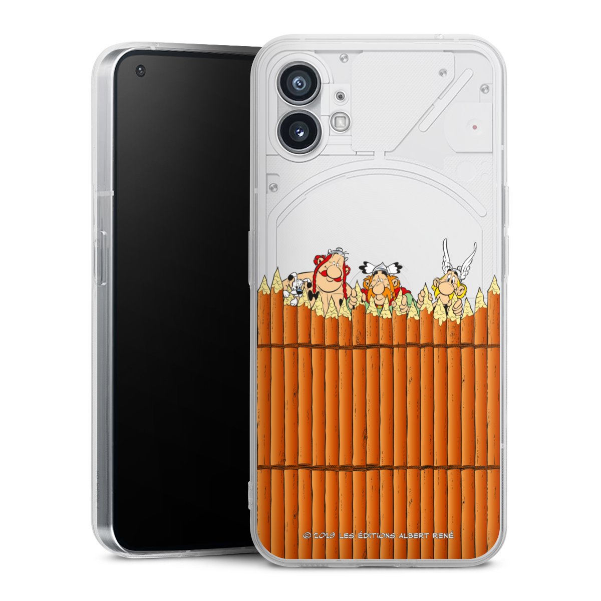 Gaulois Derrière Palissade Transparent