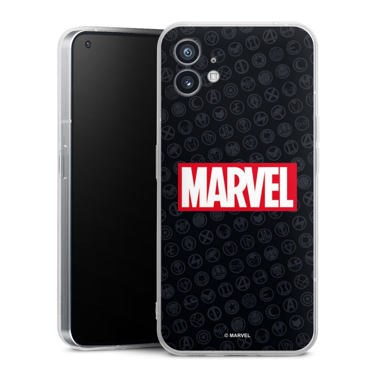 Marvel Logo Black Red 