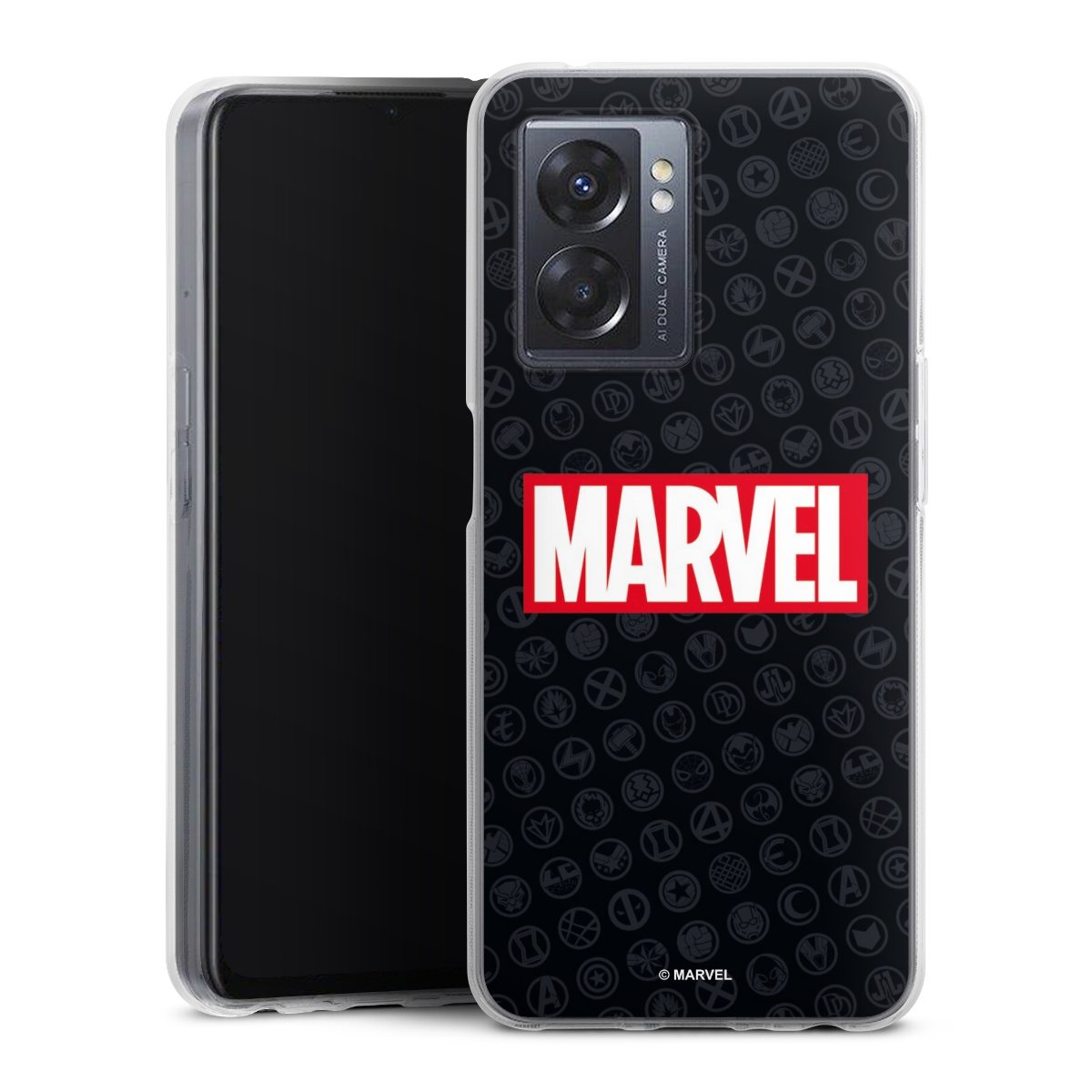 Marvel Logo Black Red 