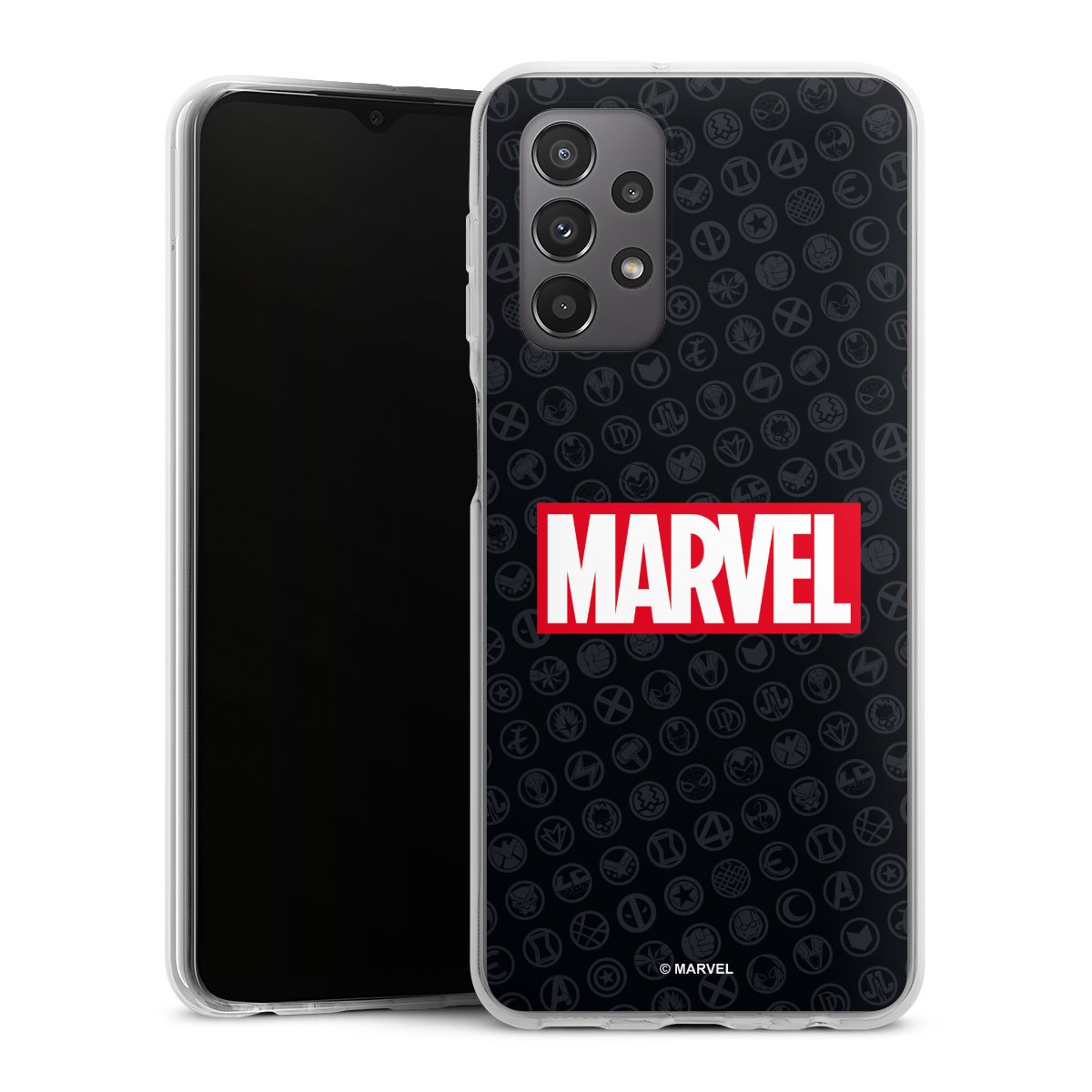 Marvel Logo Black Red 