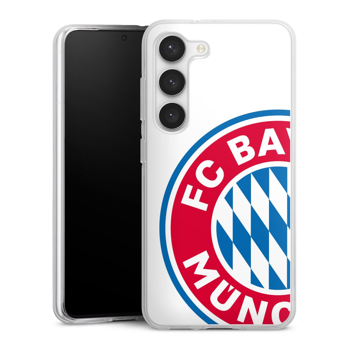 Großes FCB Logo Weiß