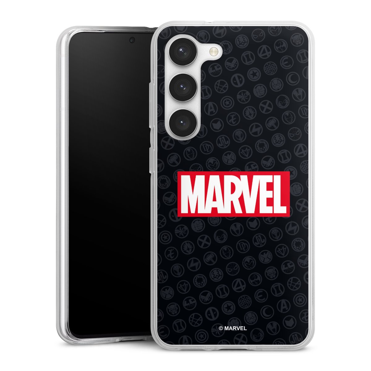 Marvel Logo Black Red 