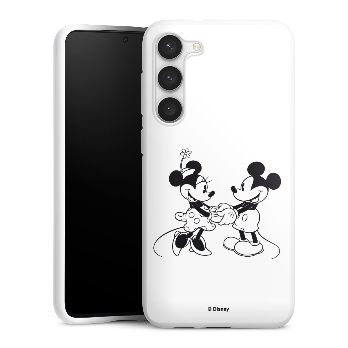 Minnie Noir et Blanc motifs pour Coques de téléphones