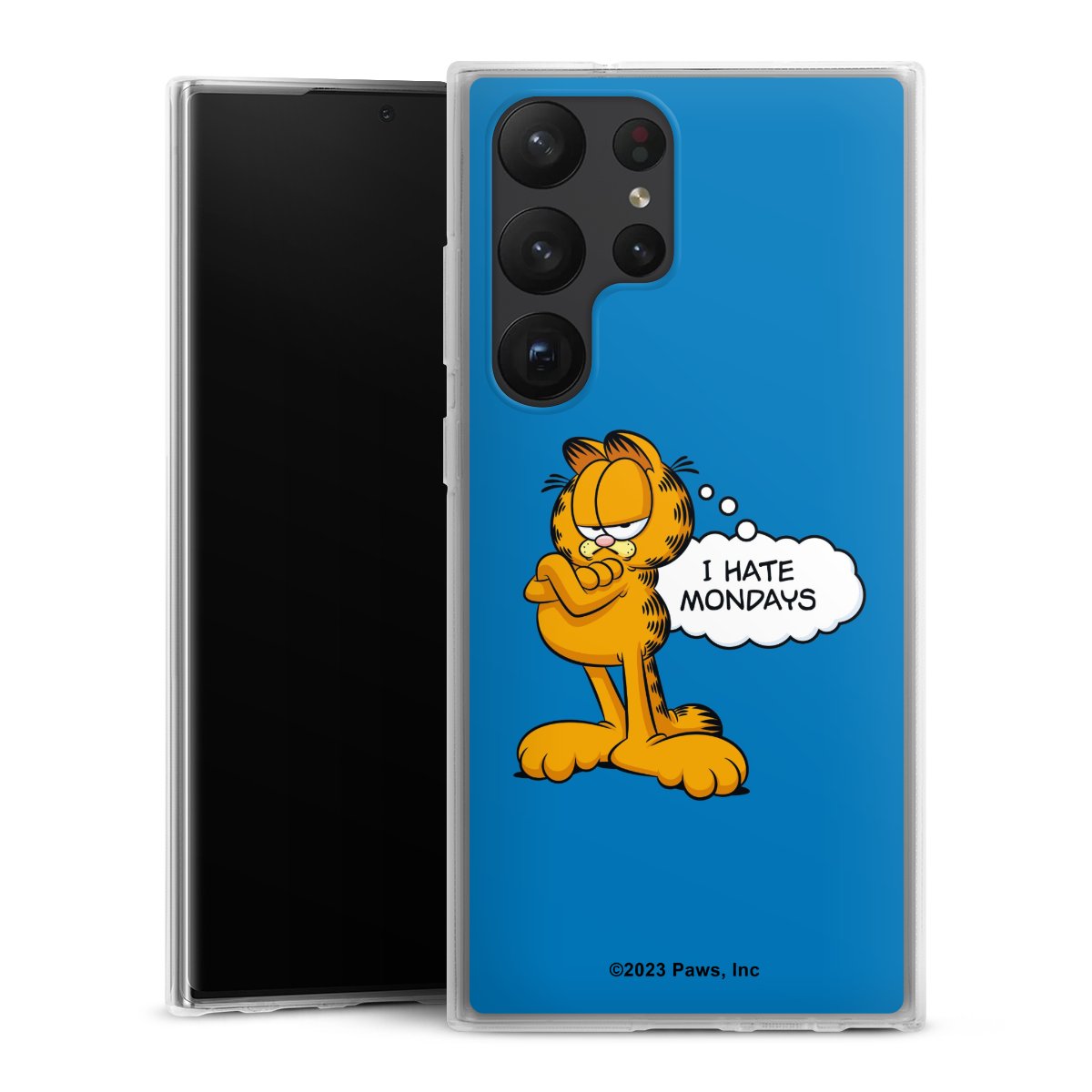 Garfield Ik haat maandagen blauw