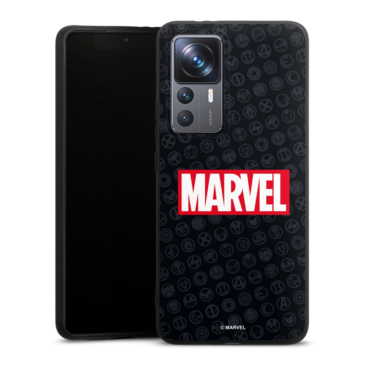 Marvel Logo Black Red 