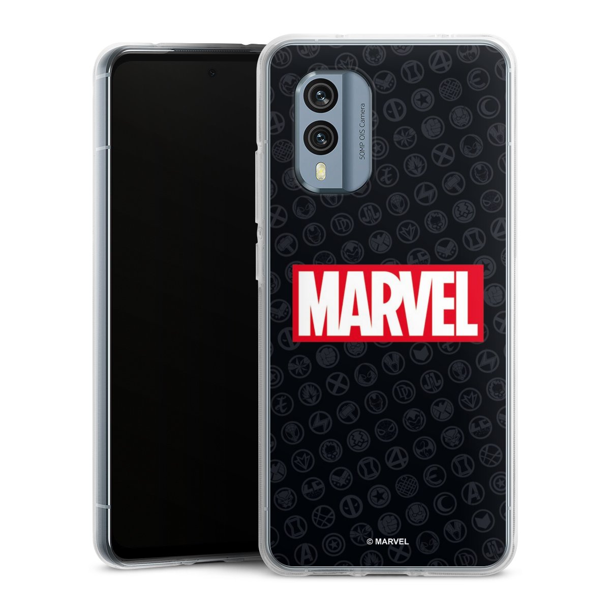 Marvel Logo Black Red 