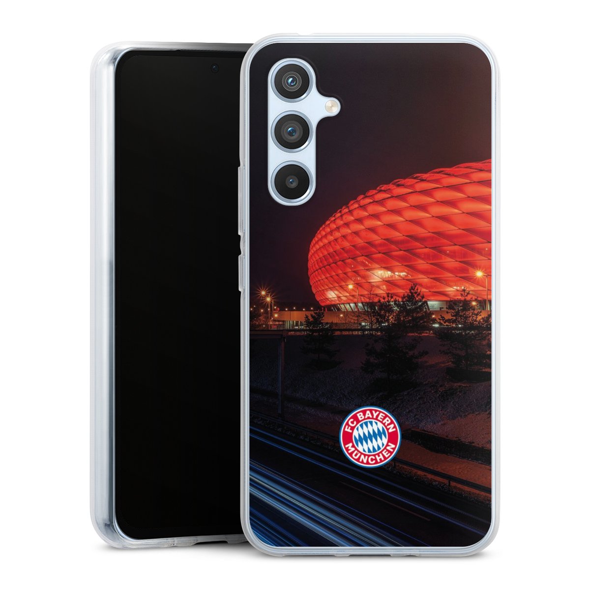 Allianz Arena bei Nacht FCB