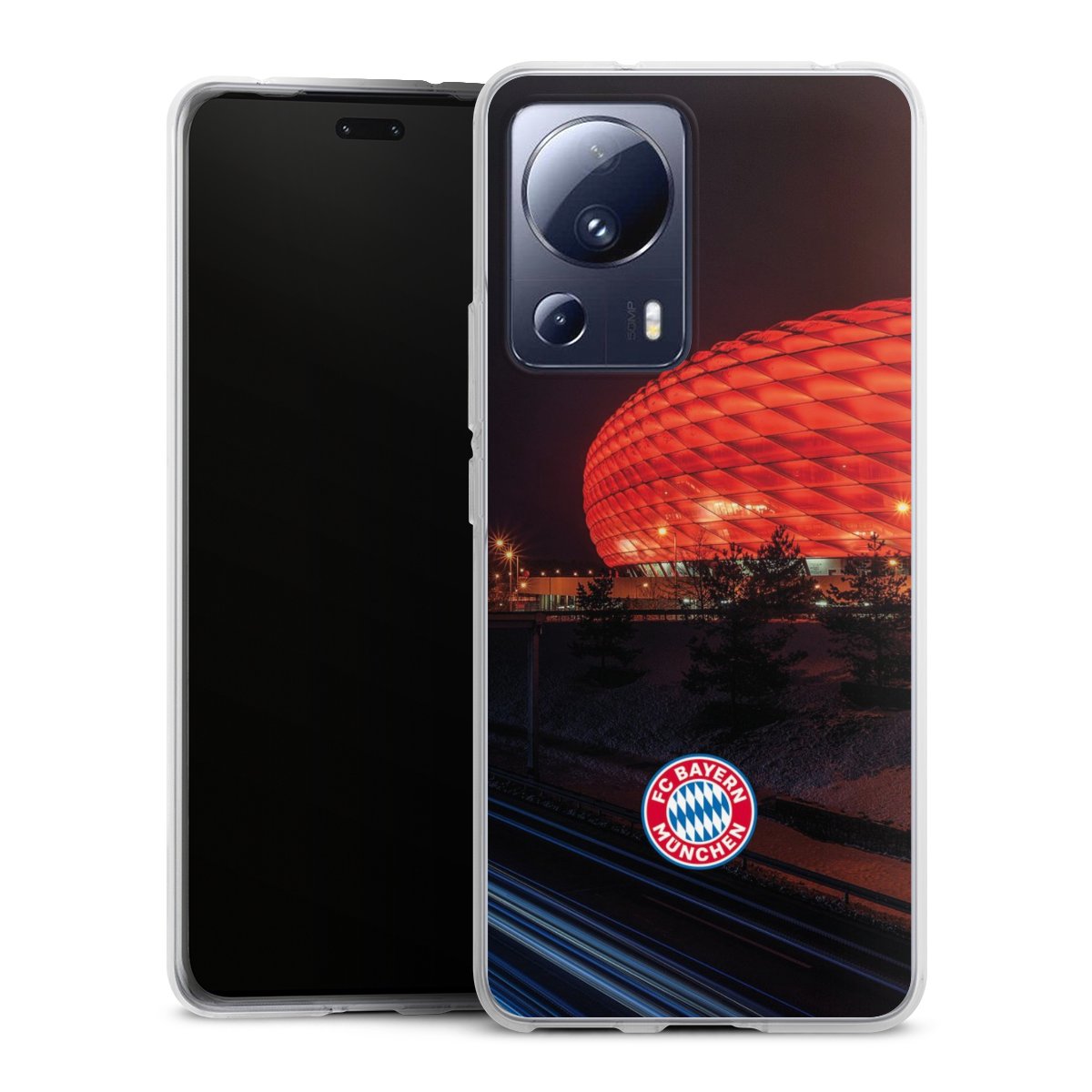 Allianz Arena bei Nacht FCB