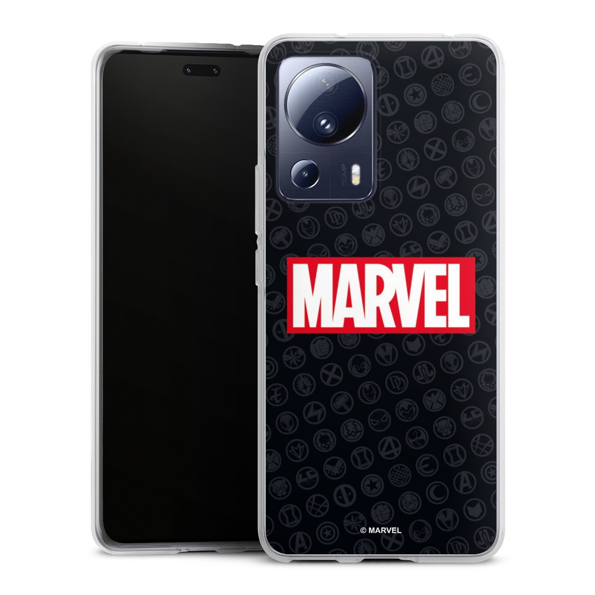 Marvel Logo Black Red 