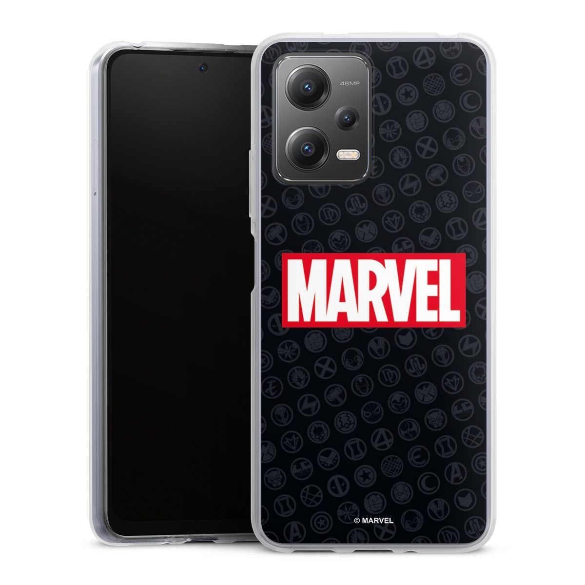 Marvel Logo Black Red 