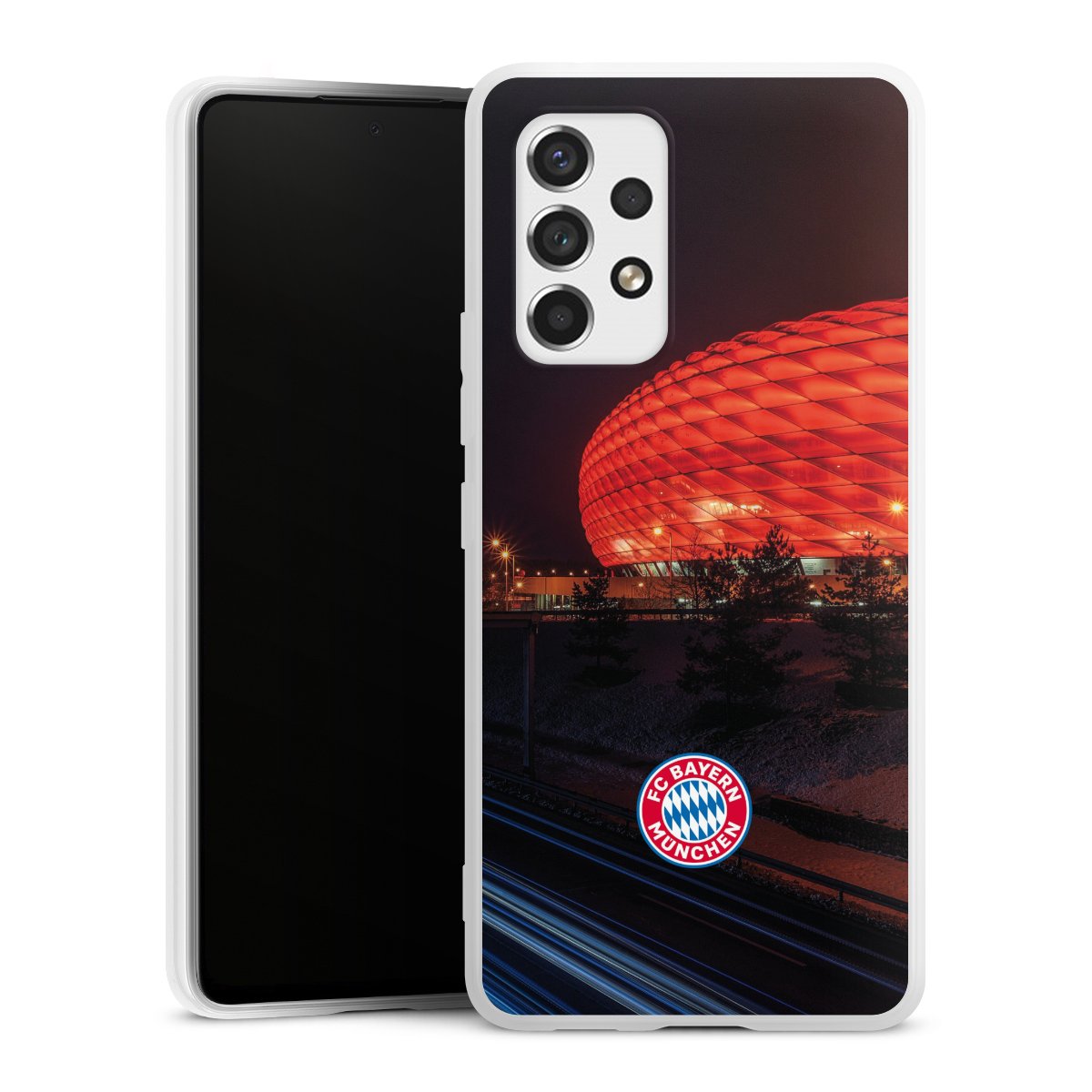 Allianz Arena bei Nacht FCB