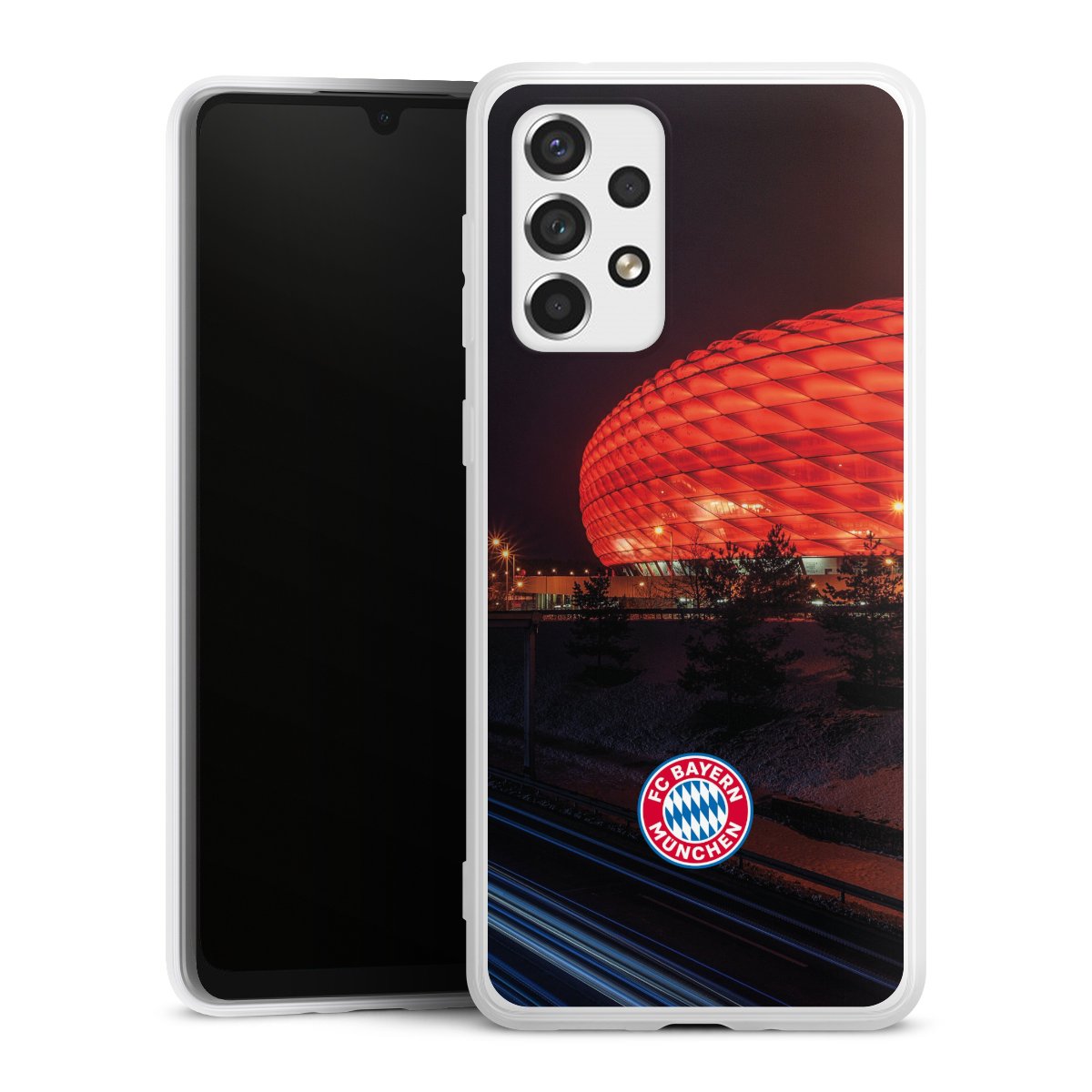 Allianz Arena bei Nacht FCB