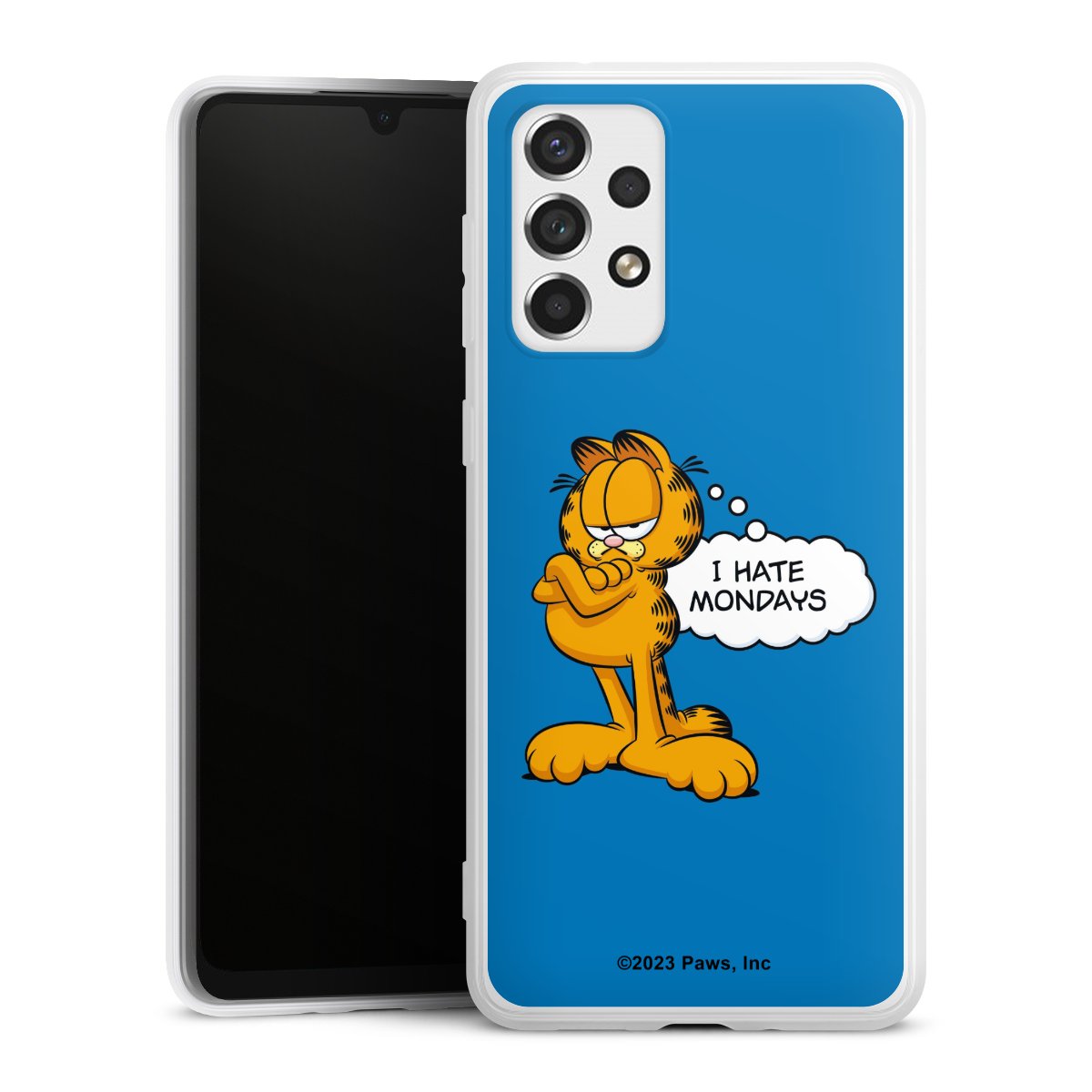 Garfield Ik haat maandagen blauw