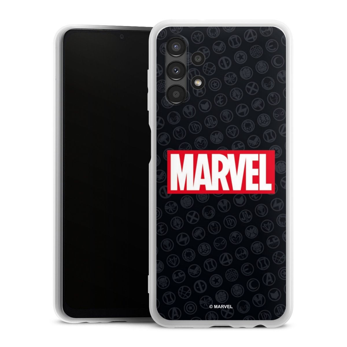 Marvel Logo Black Red 