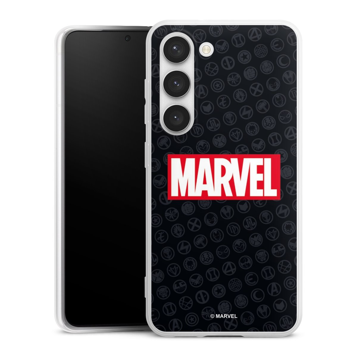 Marvel Logo Black Red 