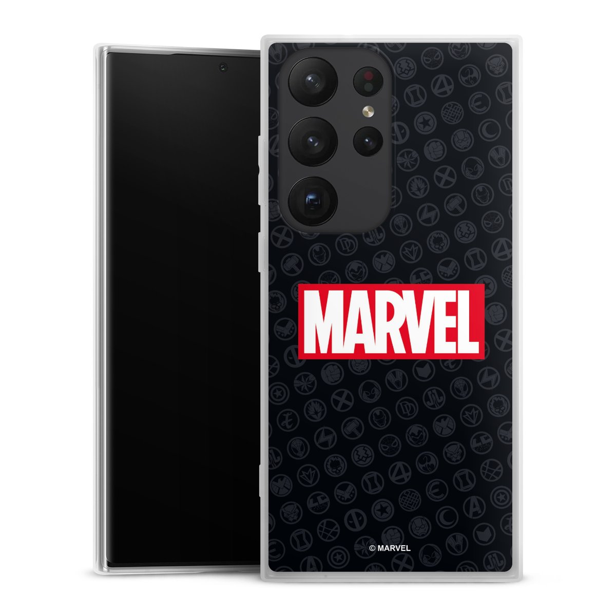 Marvel Logo Black Red 