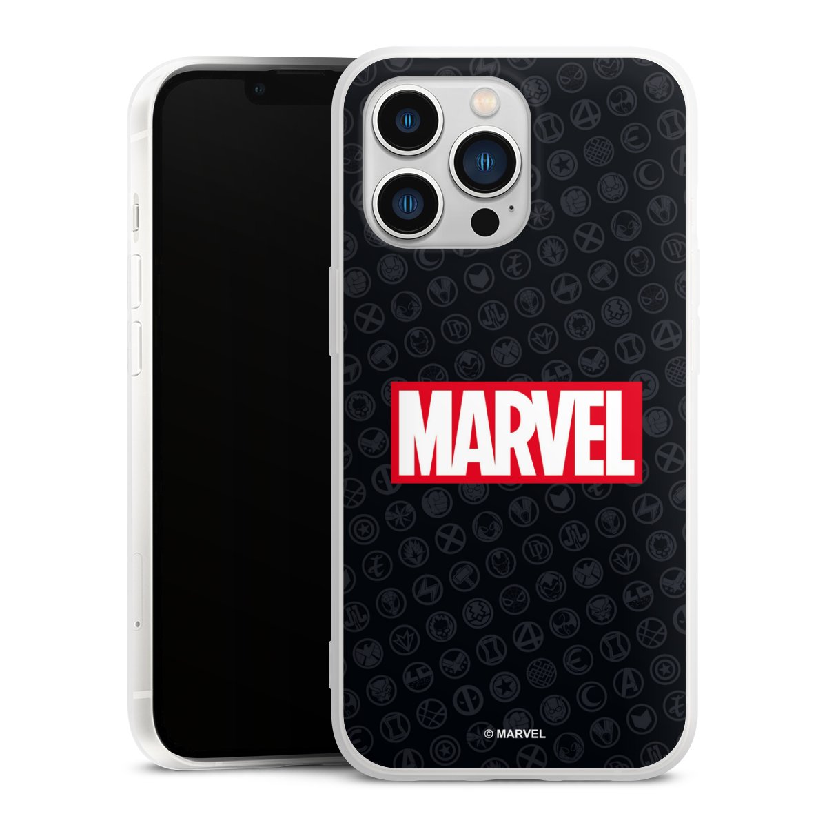 Marvel Logo Black Red 