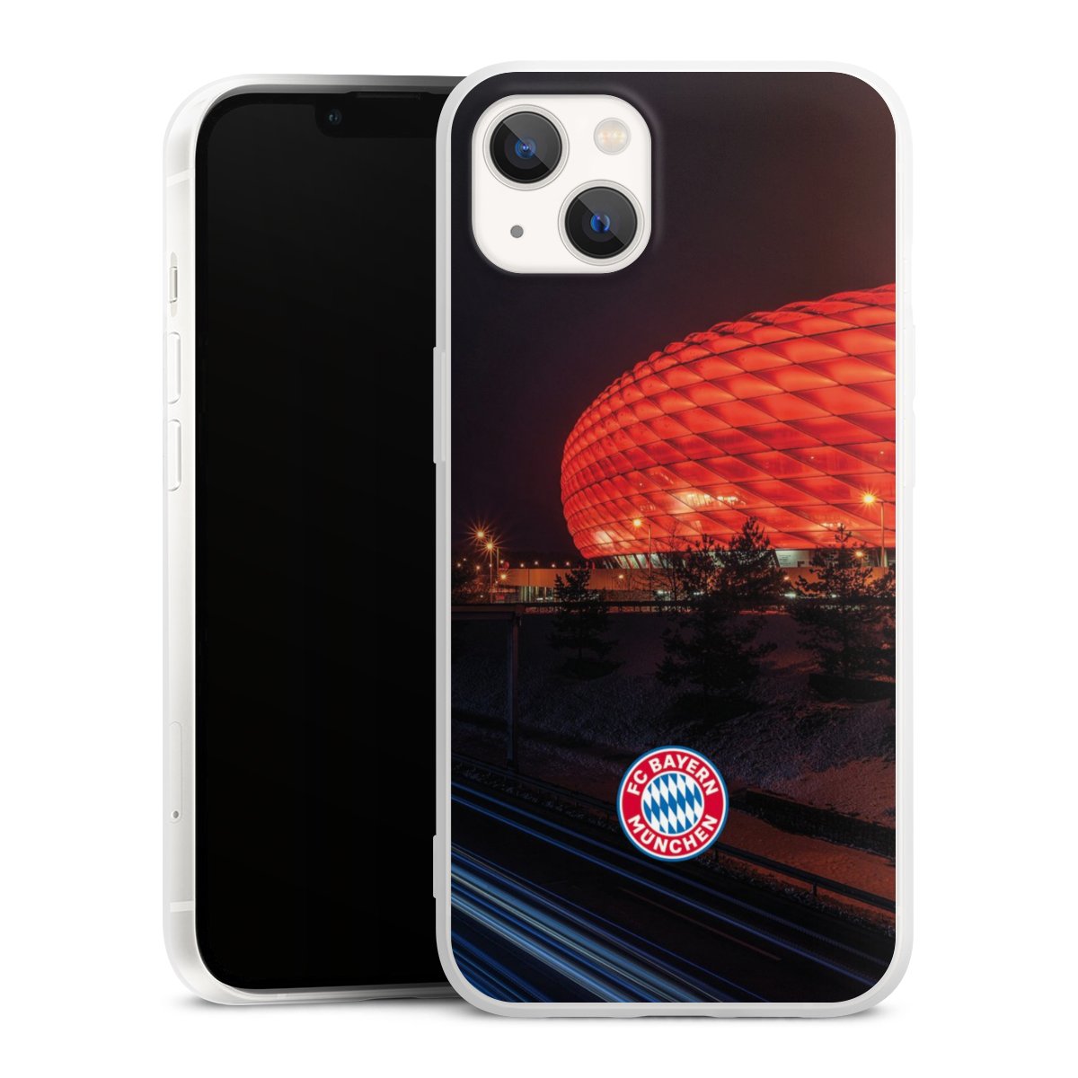 Allianz Arena bei Nacht FCB