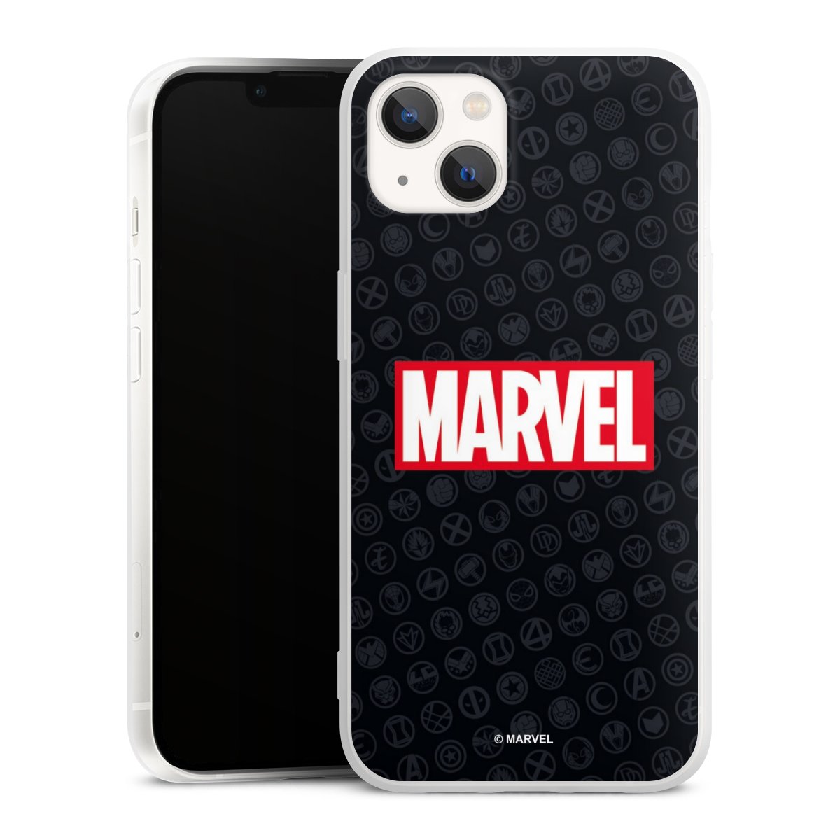 Marvel Logo Black Red 