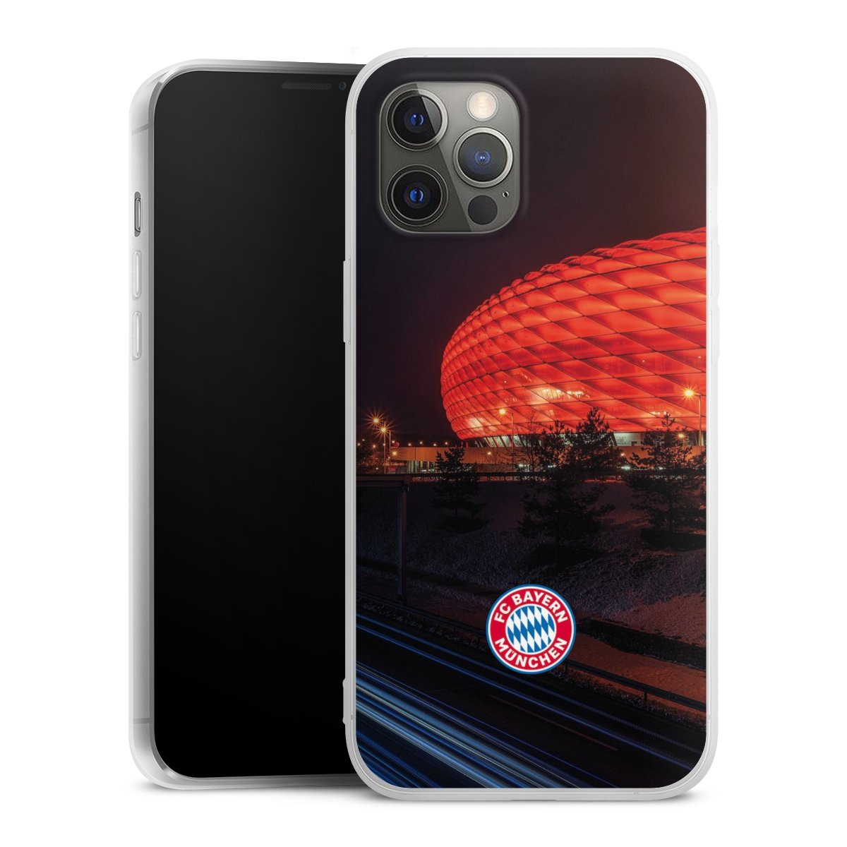 Allianz Arena bei Nacht FCB