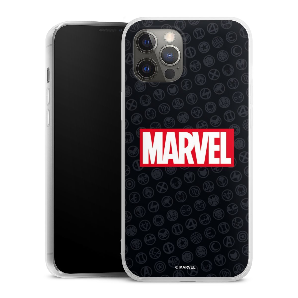 Marvel Logo Black Red 