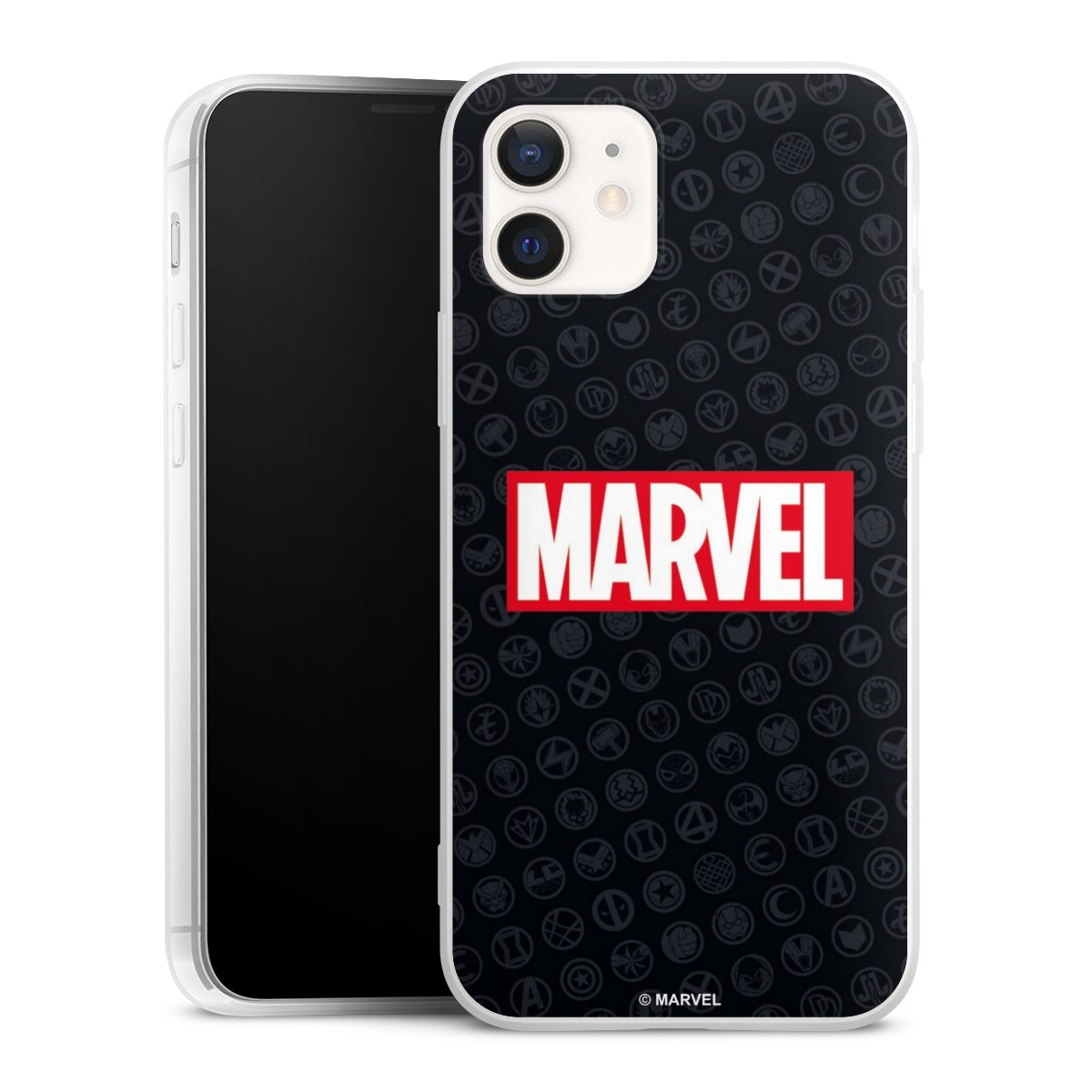 Marvel Logo Black Red 