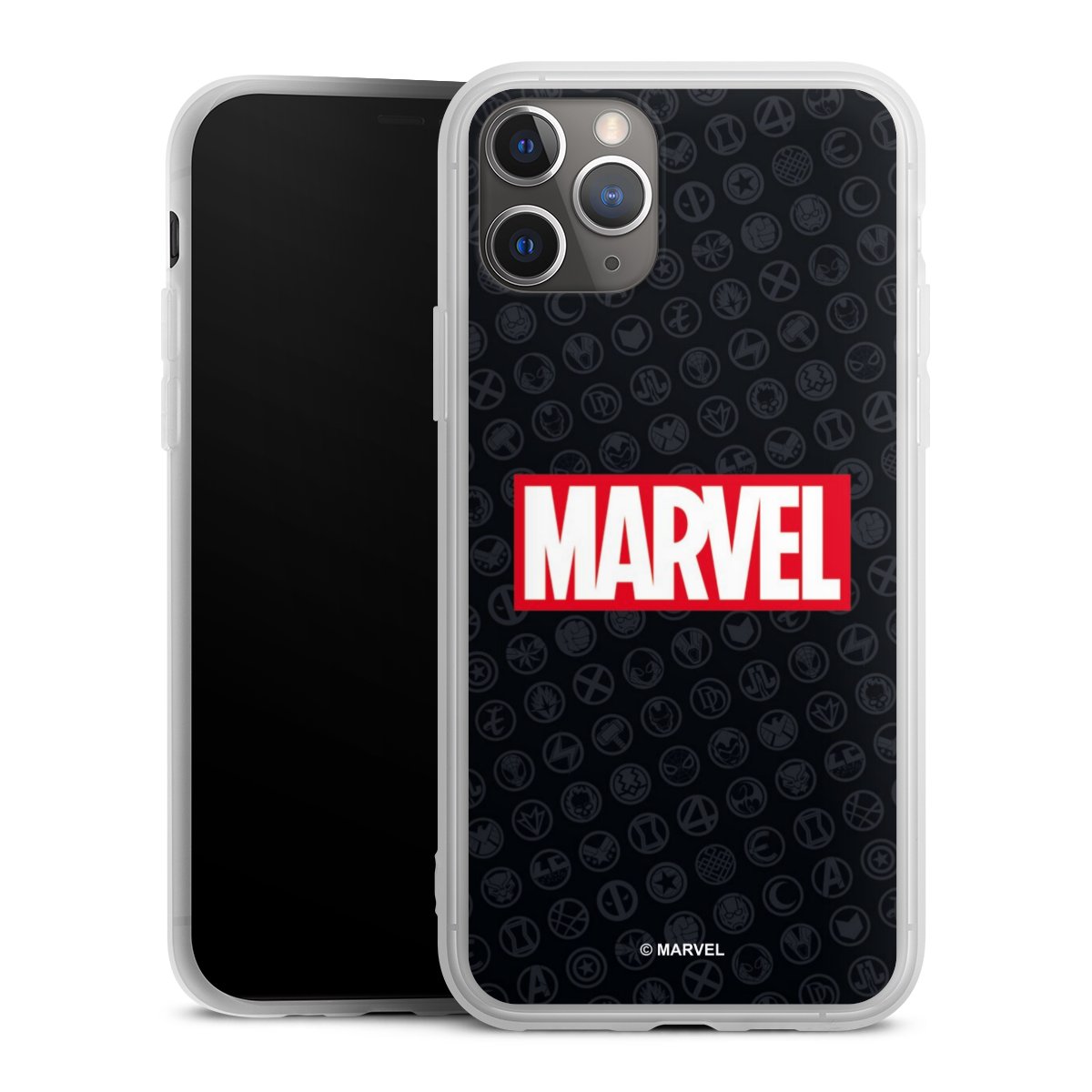 Marvel Logo Black Red 