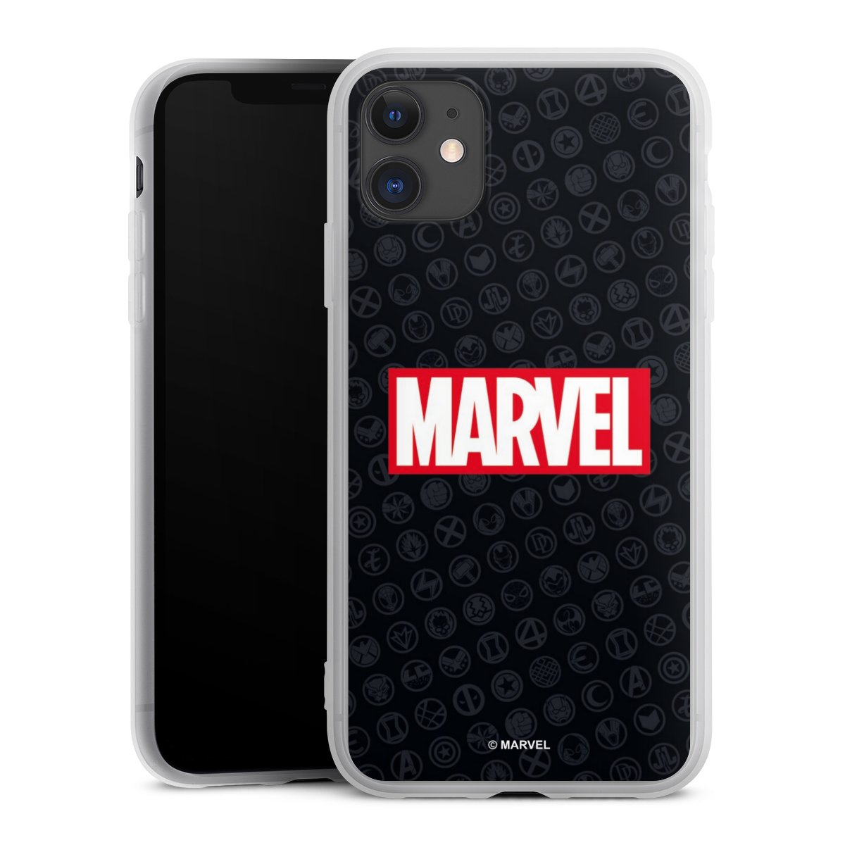 Marvel Logo Black Red 