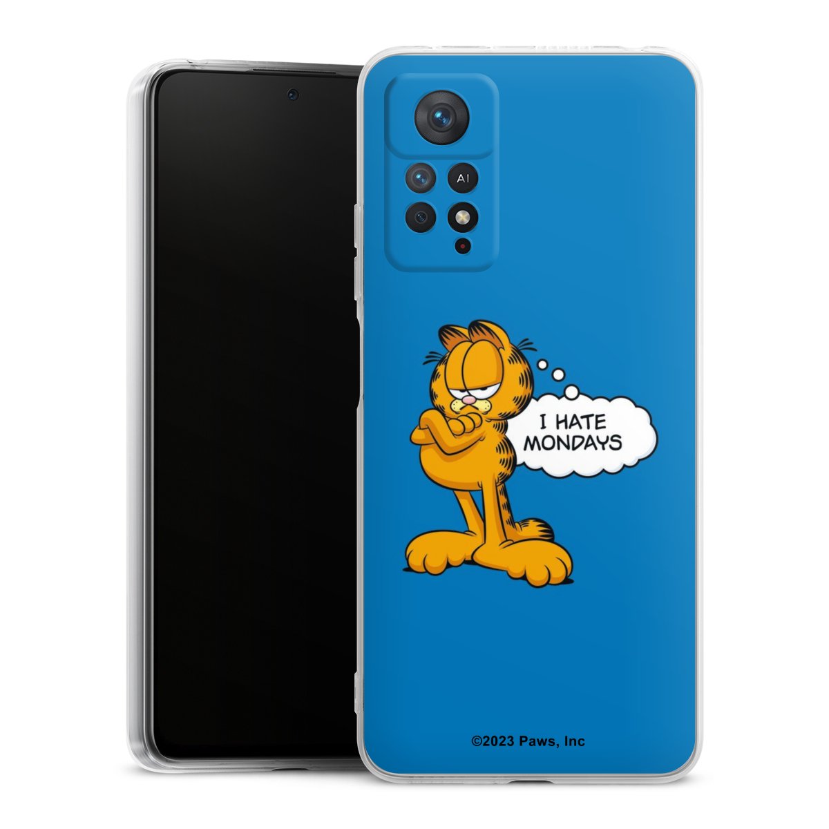 Garfield Ik haat maandagen blauw