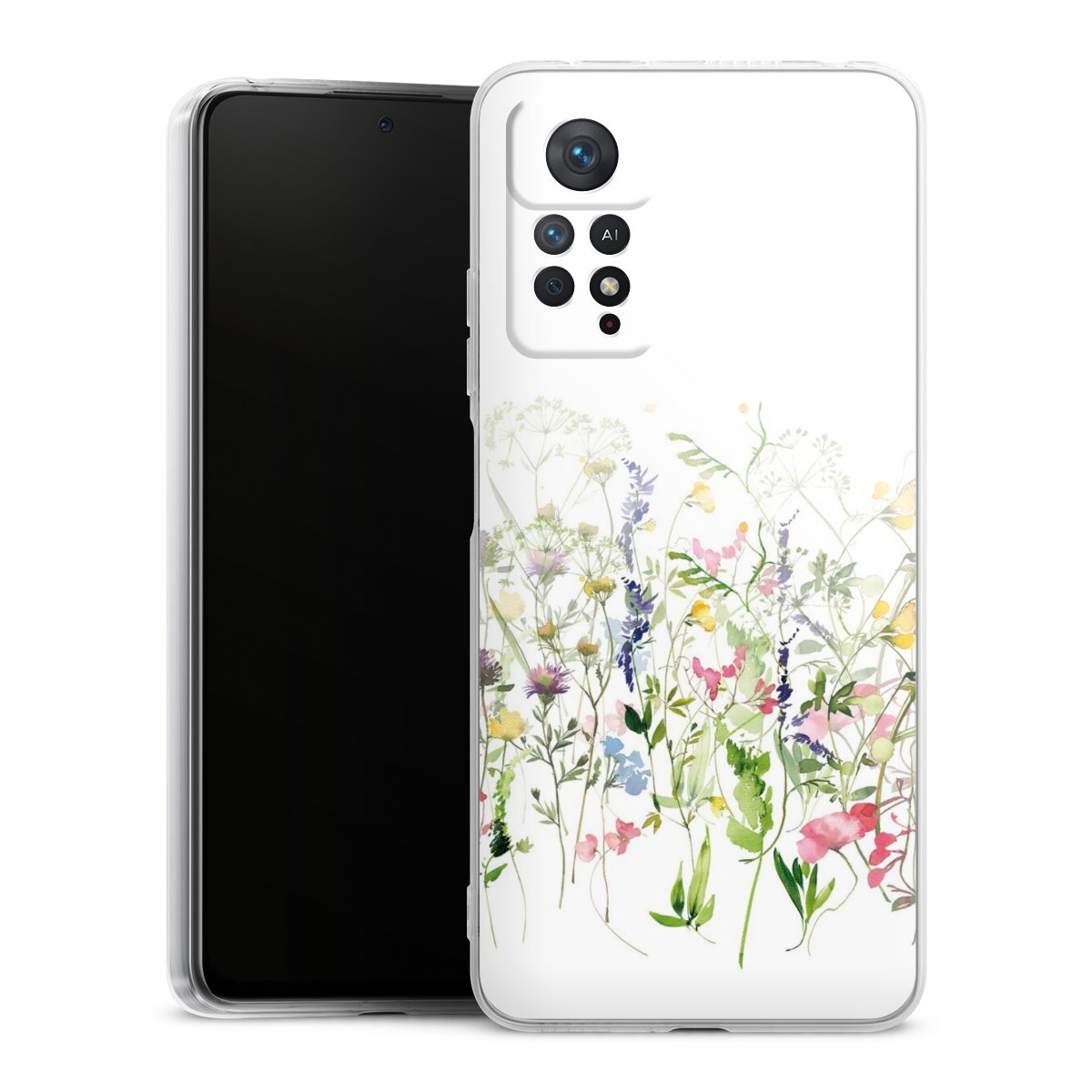 Kleurrijke lente weide bloemen