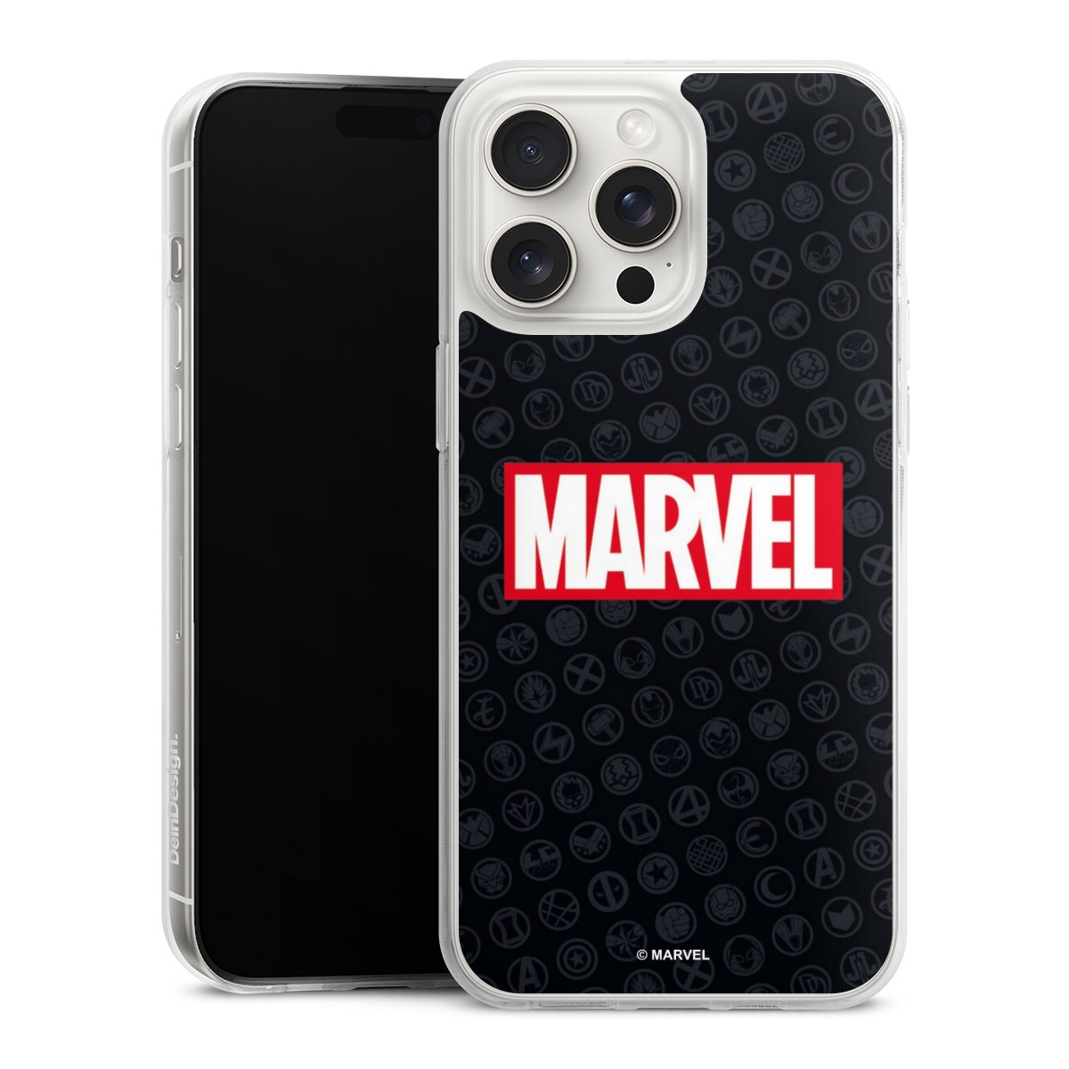 Marvel Logo Black Red 