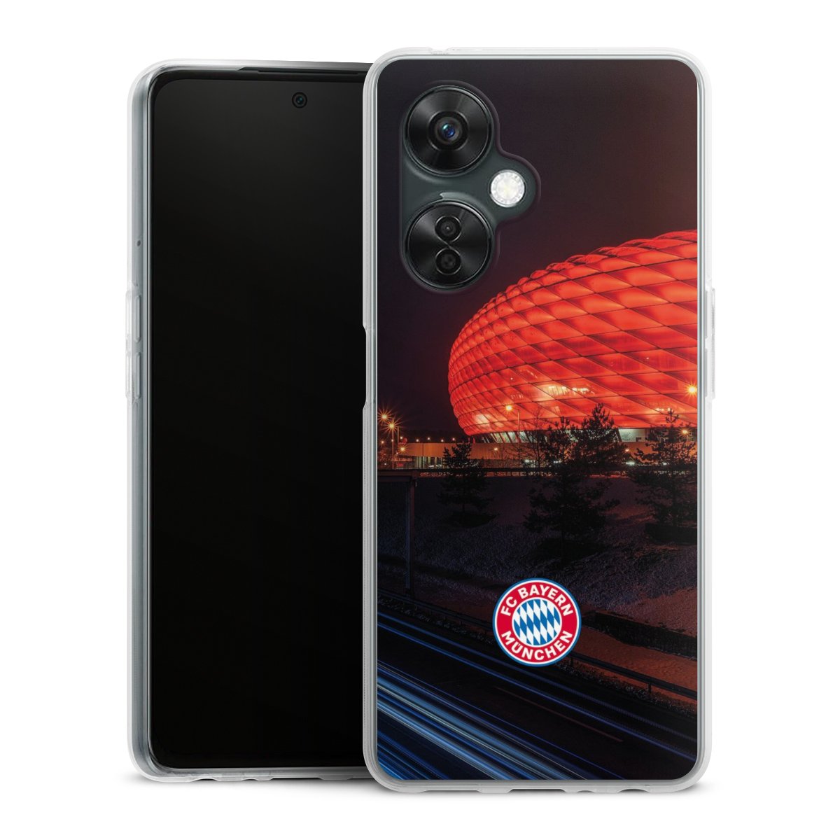 Allianz Arena bei Nacht FCB