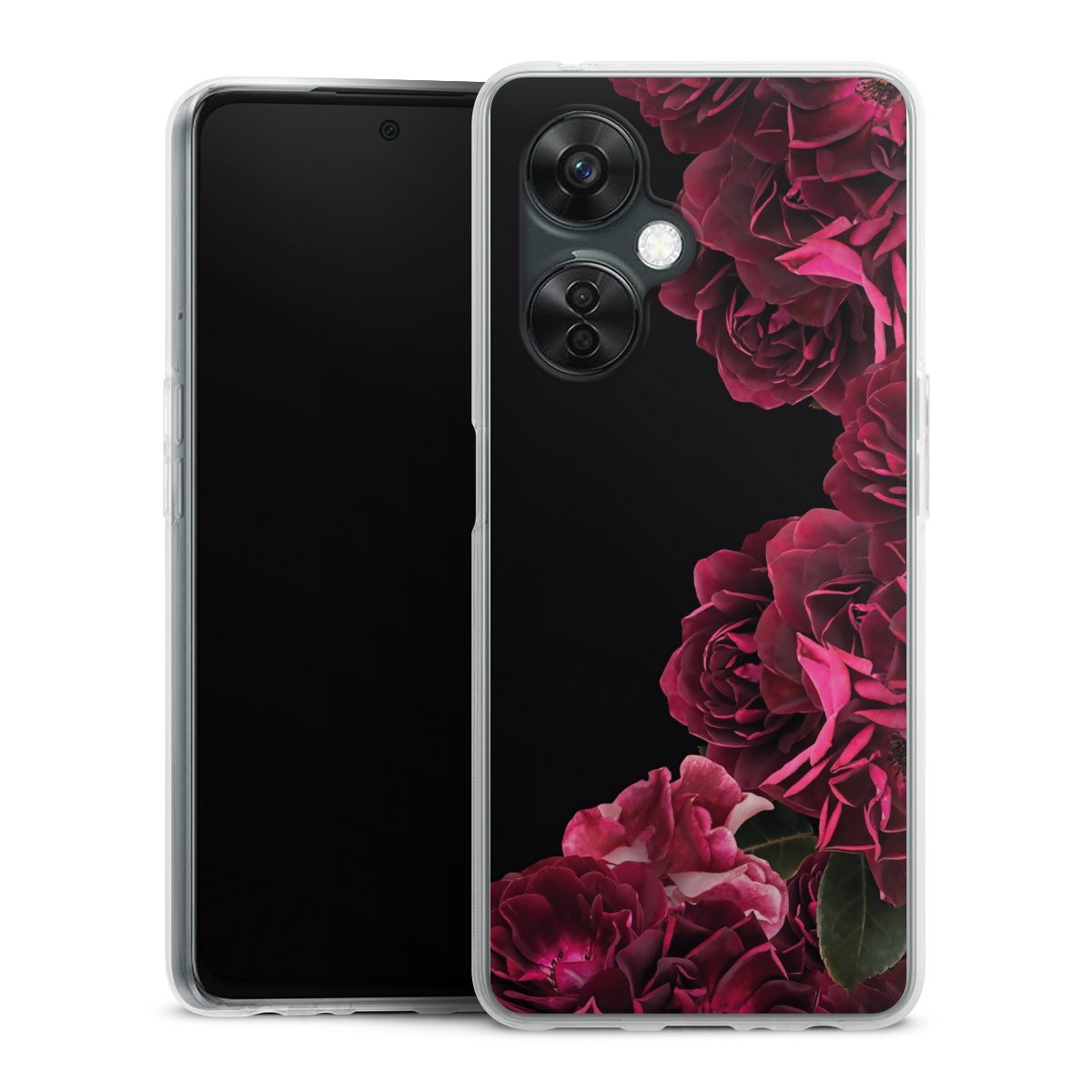 Rose vintage su nero