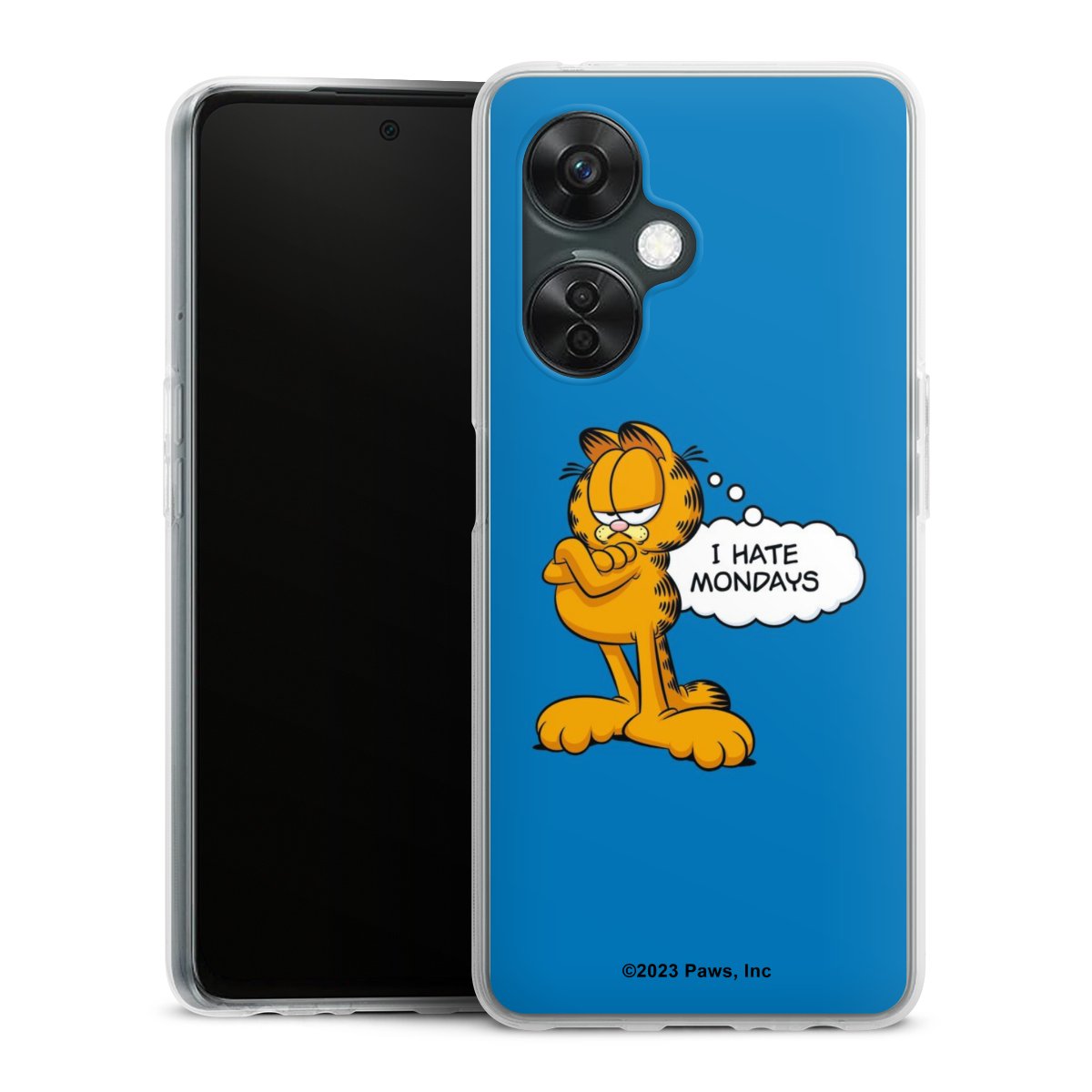 Garfield Ik haat maandagen blauw
