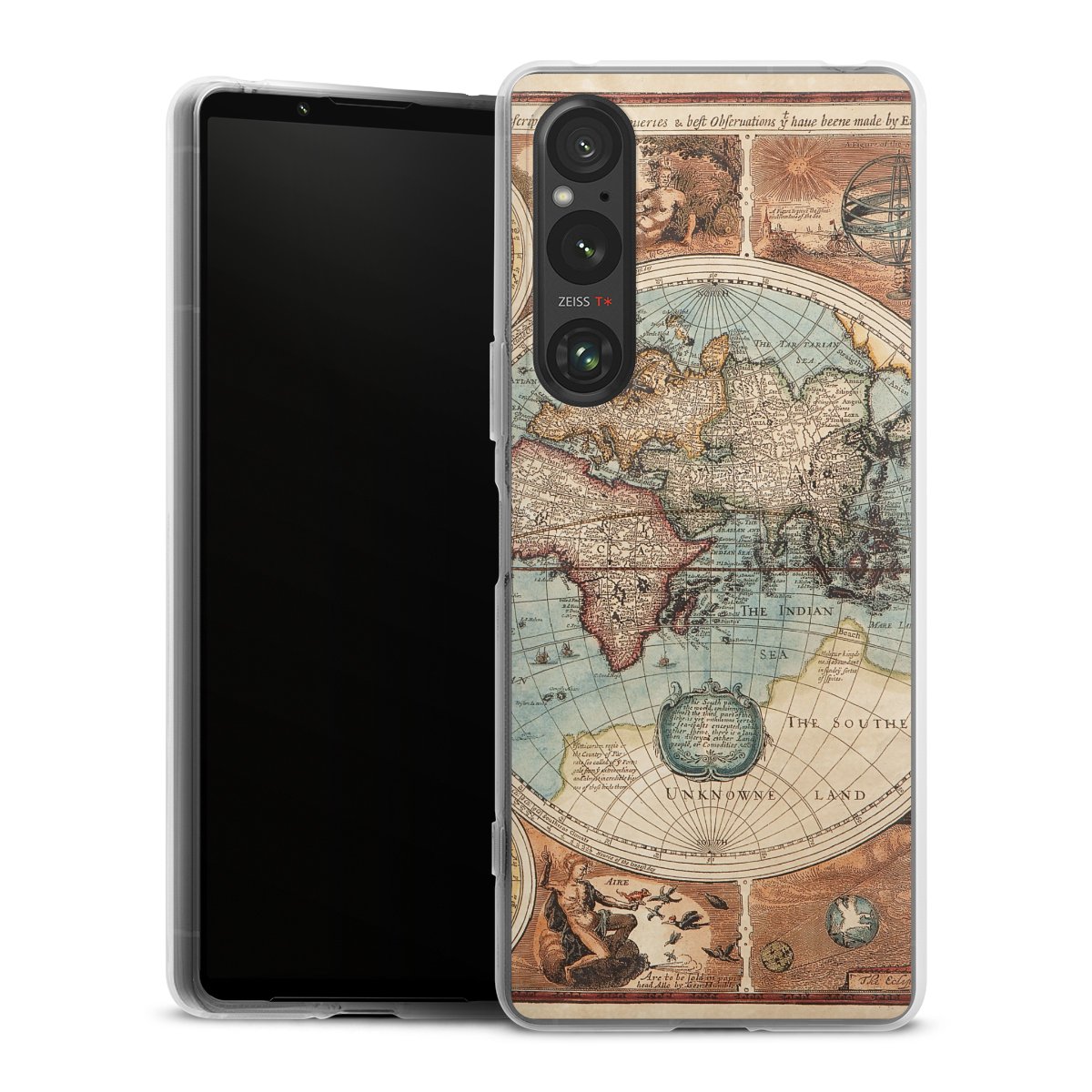 Mappa del mondo vintage