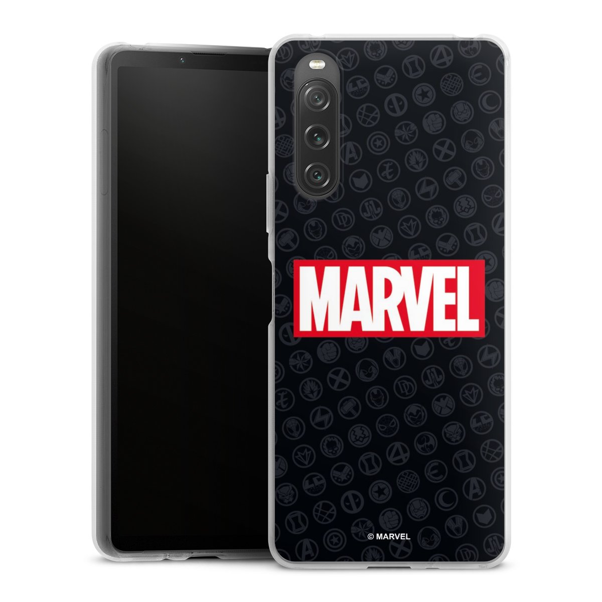 Marvel Logo Black Red 