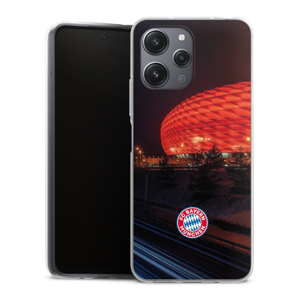 Allianz Arena bei Nacht FCB