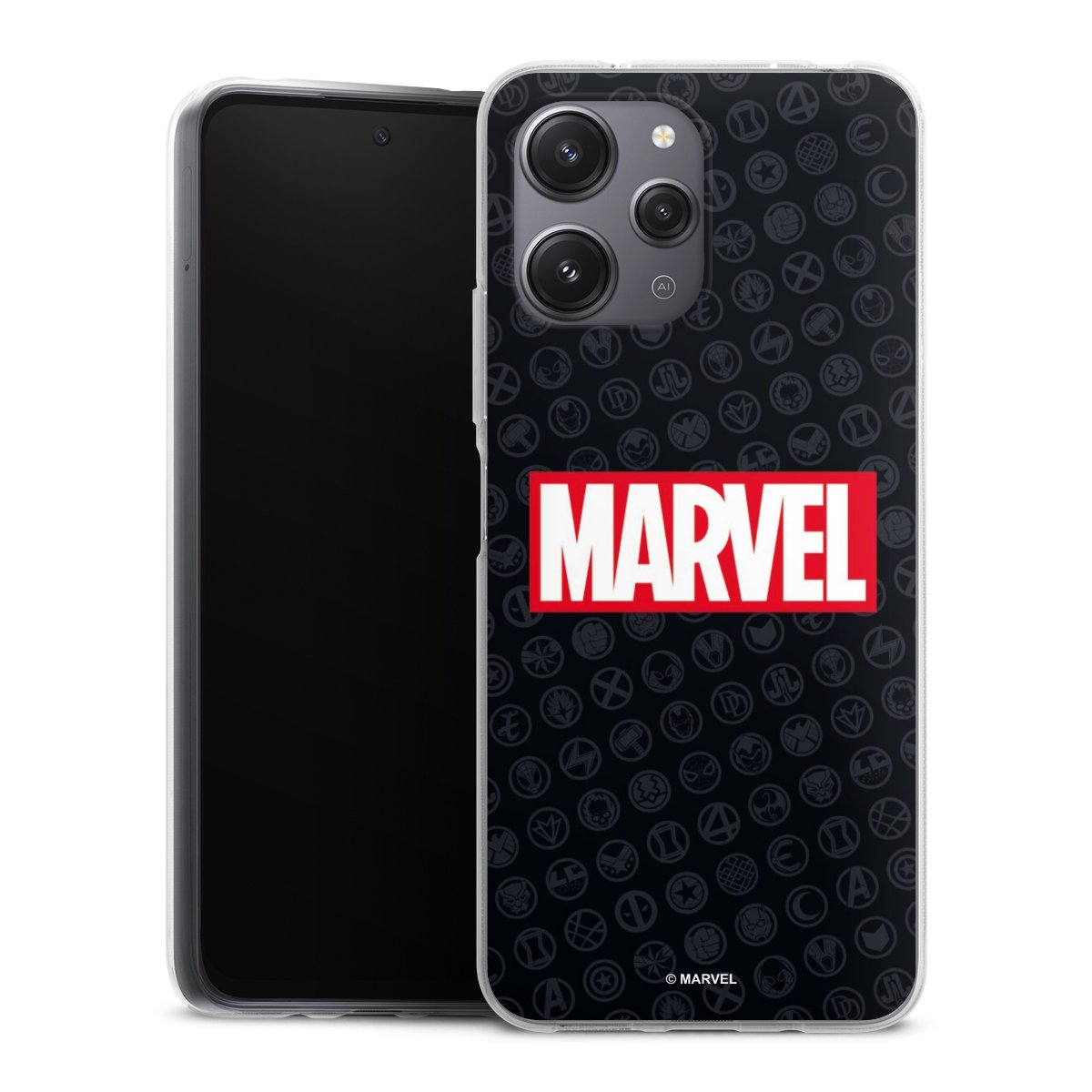 Marvel Logo Black Red 