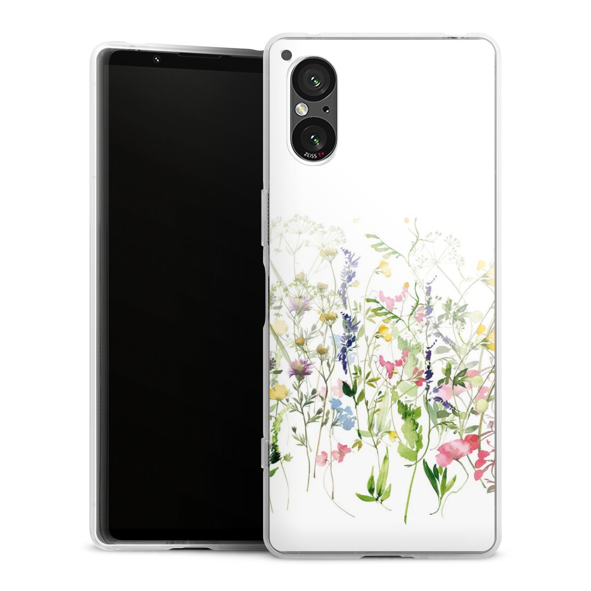 Kleurrijke lente weide bloemen