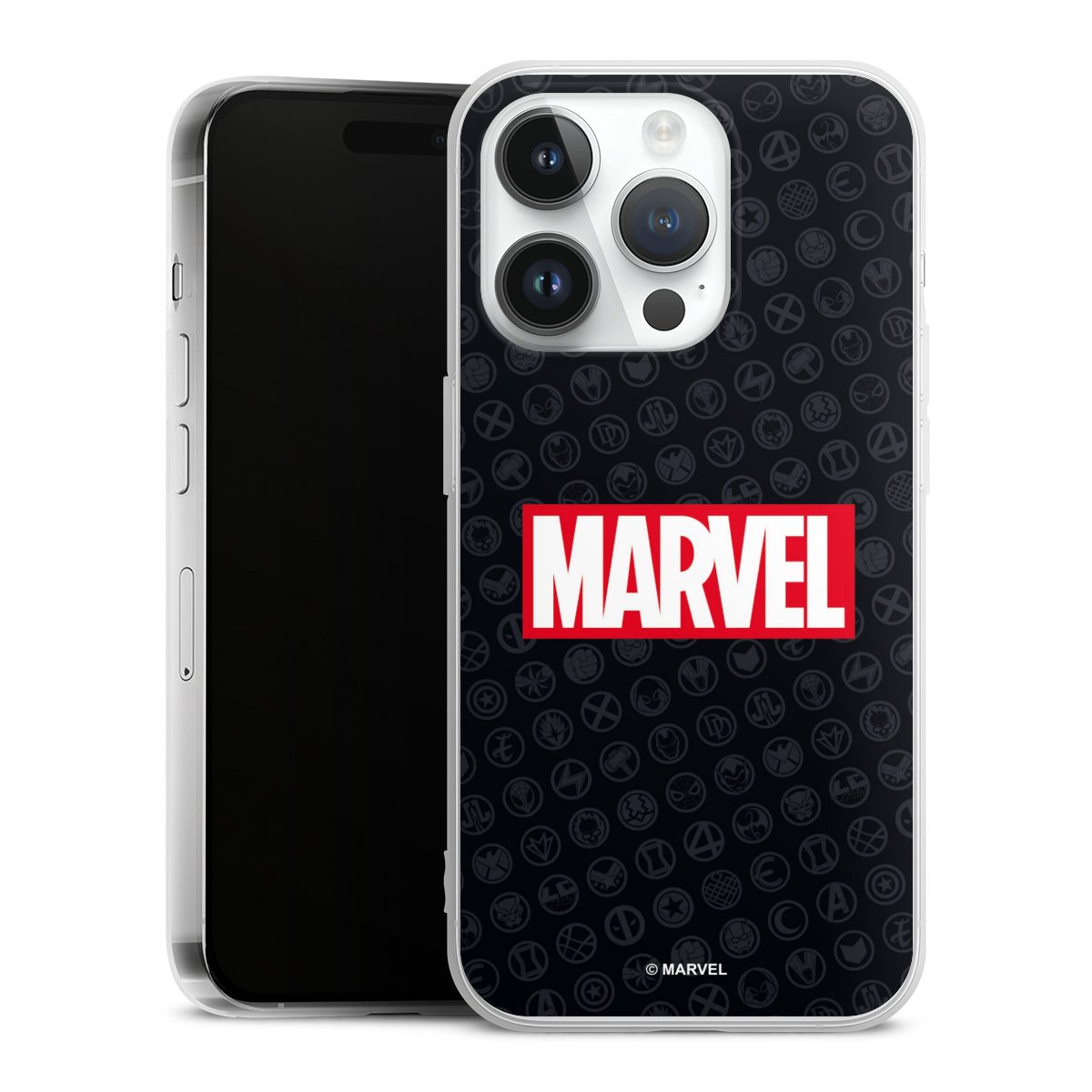 Marvel Logo Black Red 