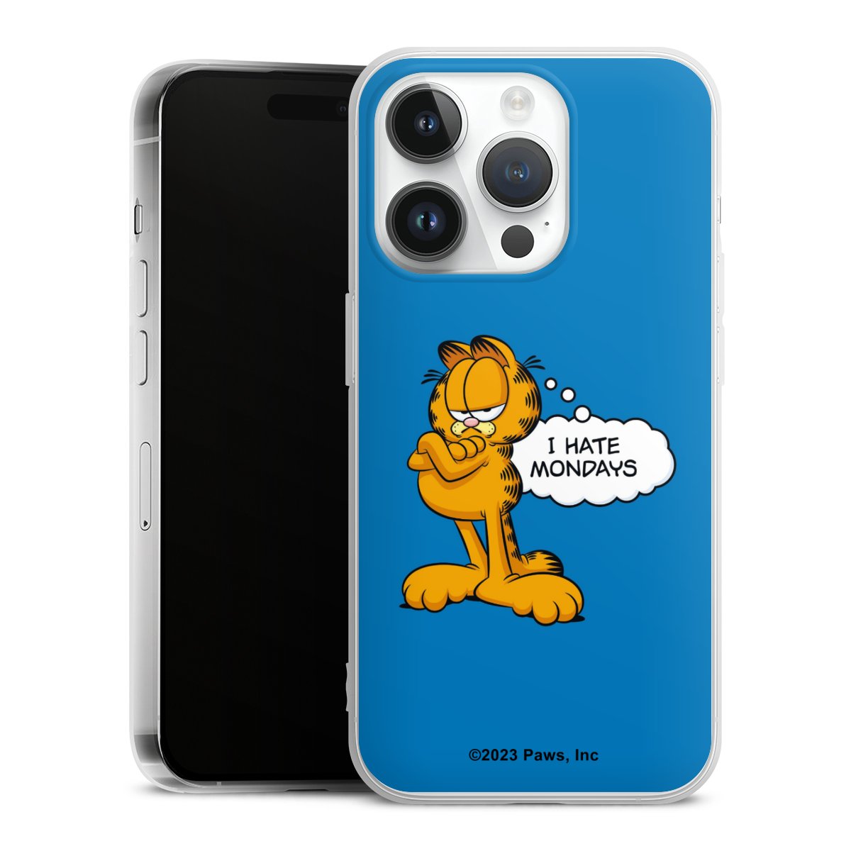 Garfield Ik haat maandagen blauw