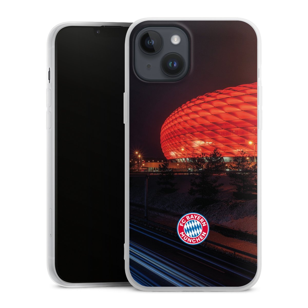 Allianz Arena bei Nacht FCB