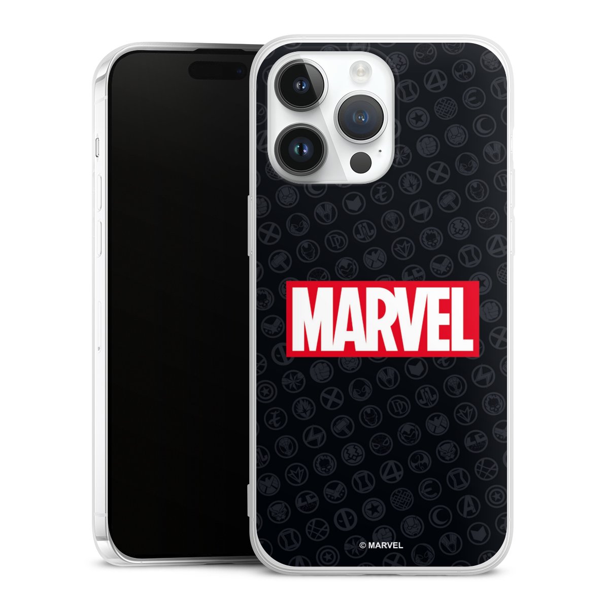 Marvel Logo Black Red 