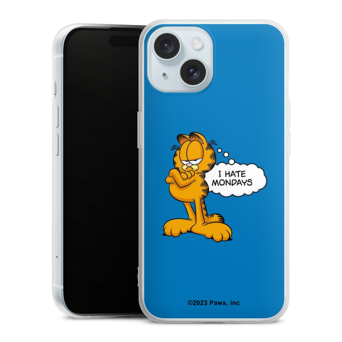 Garfield Ik haat maandagen blauw