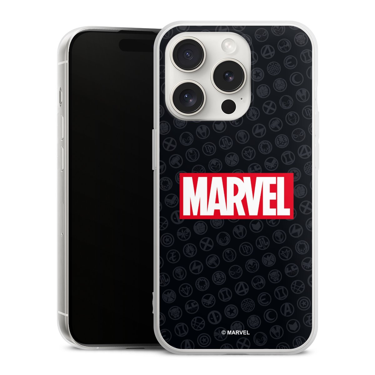 Marvel Logo Black Red 