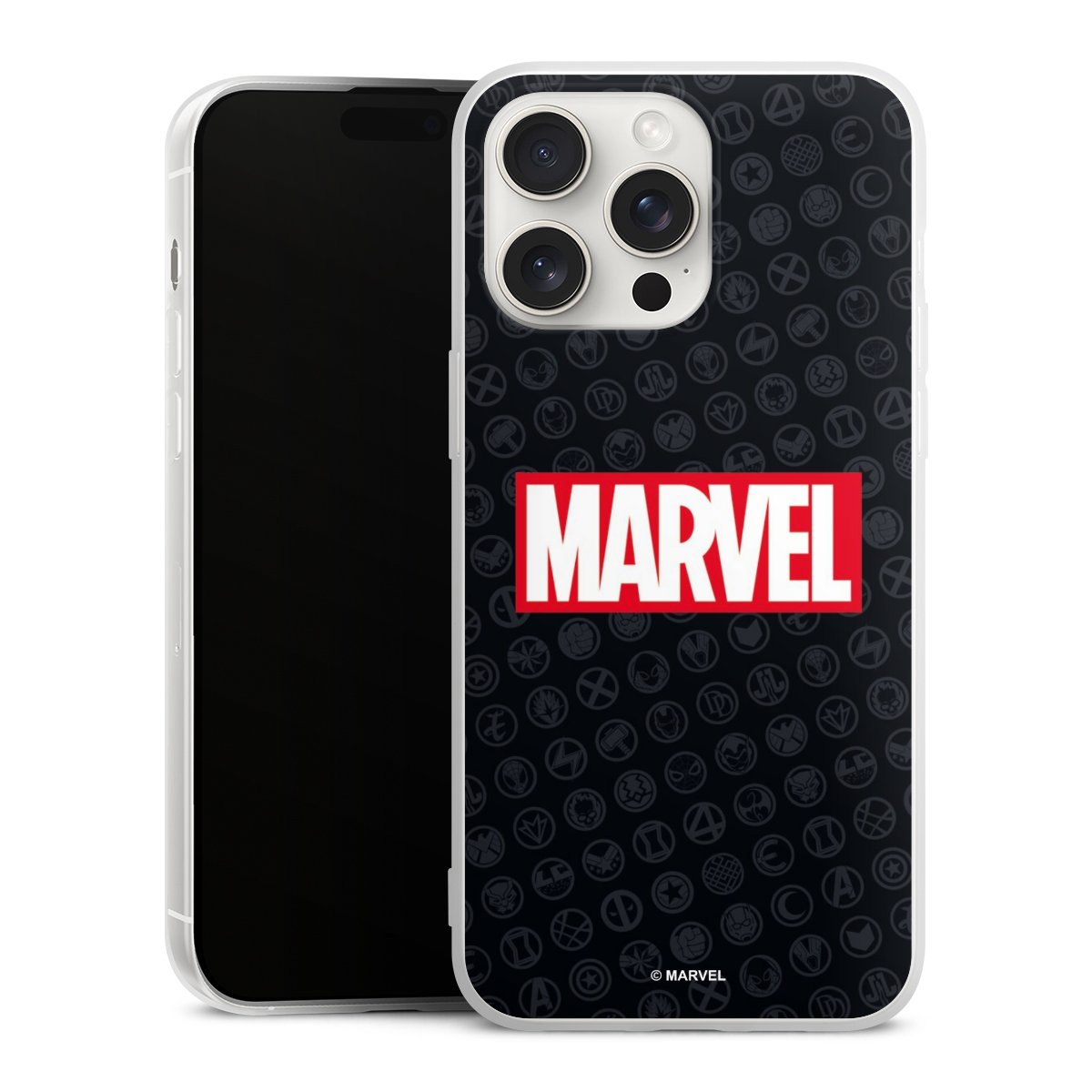 Marvel Logo Black Red 