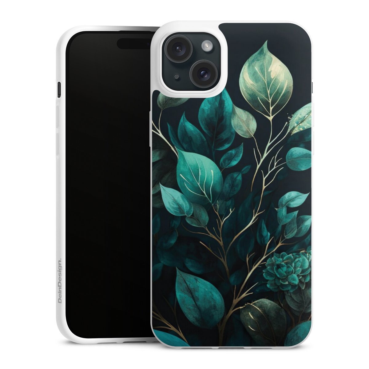 Eukalyptus dunkler Hintergrund