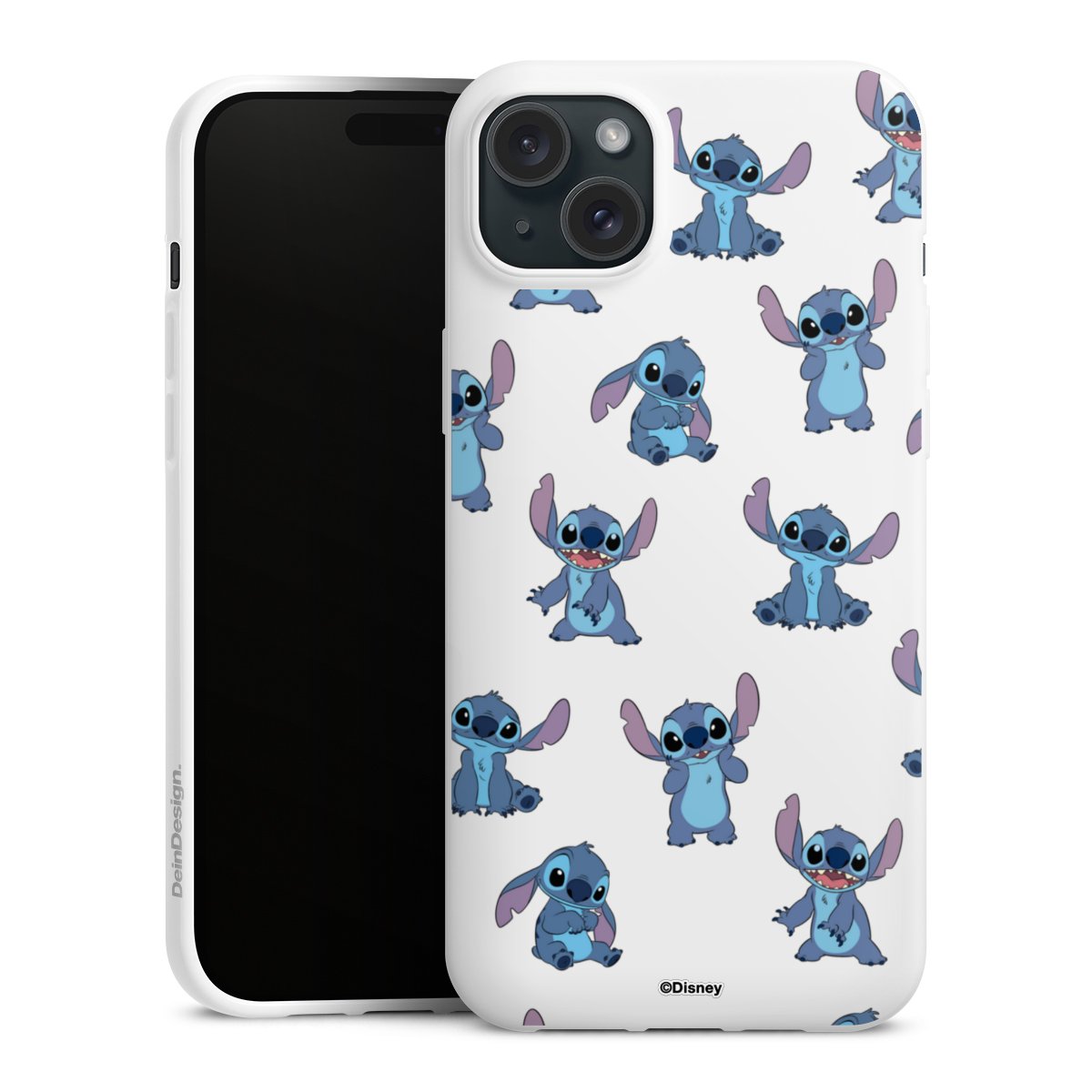 Stitch Faces Pattern Transparent
